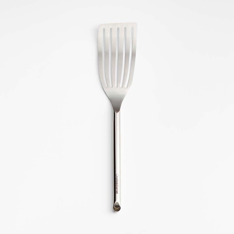 Crate & Barrel Stainless Steel Fish Turner