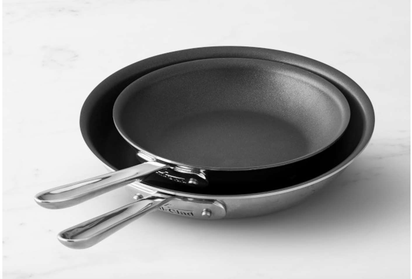 All-Clad d5 Stainless-Steel Nonstick Fry Pan Set