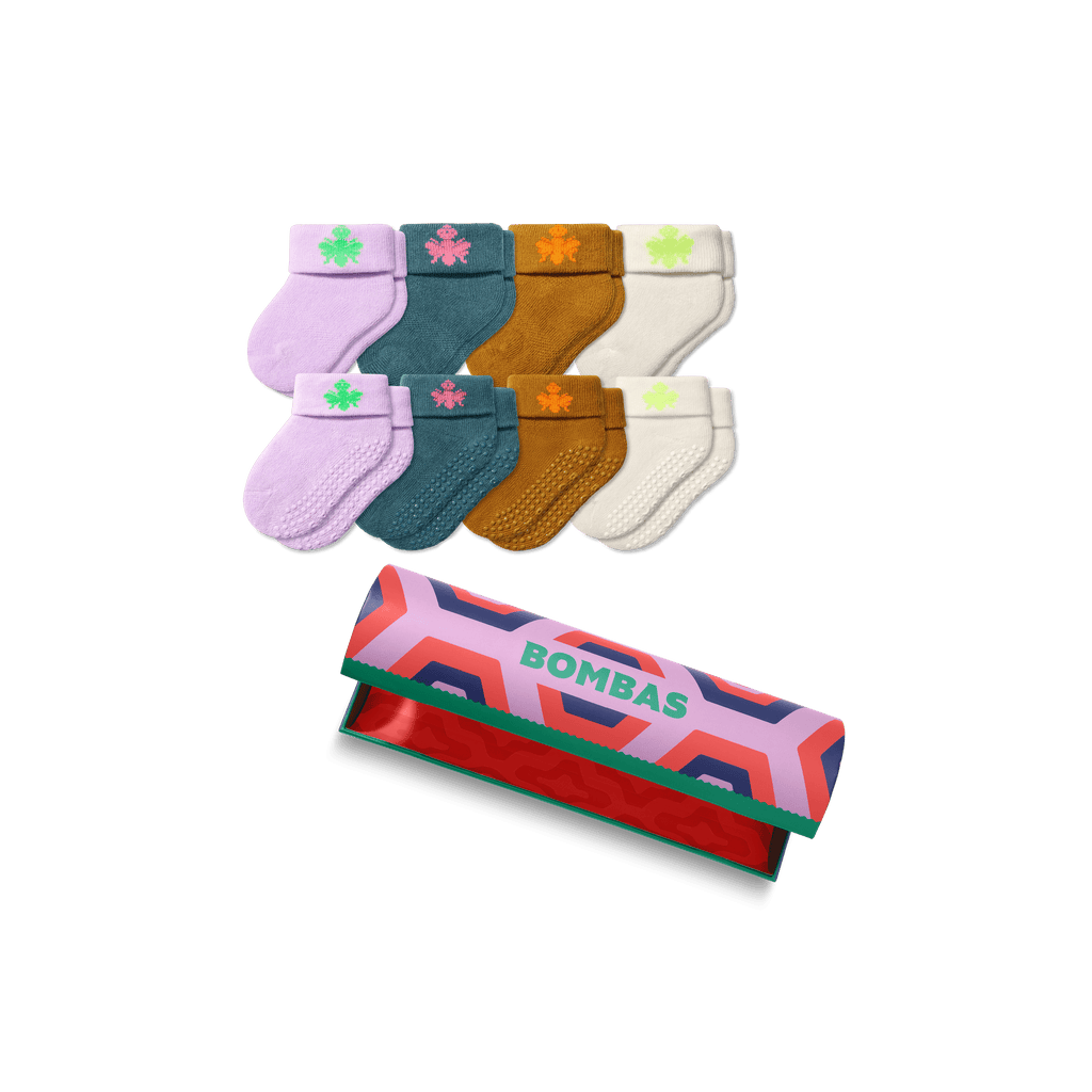 Baby's First Year Calf Sock 8-Pack Gift Box