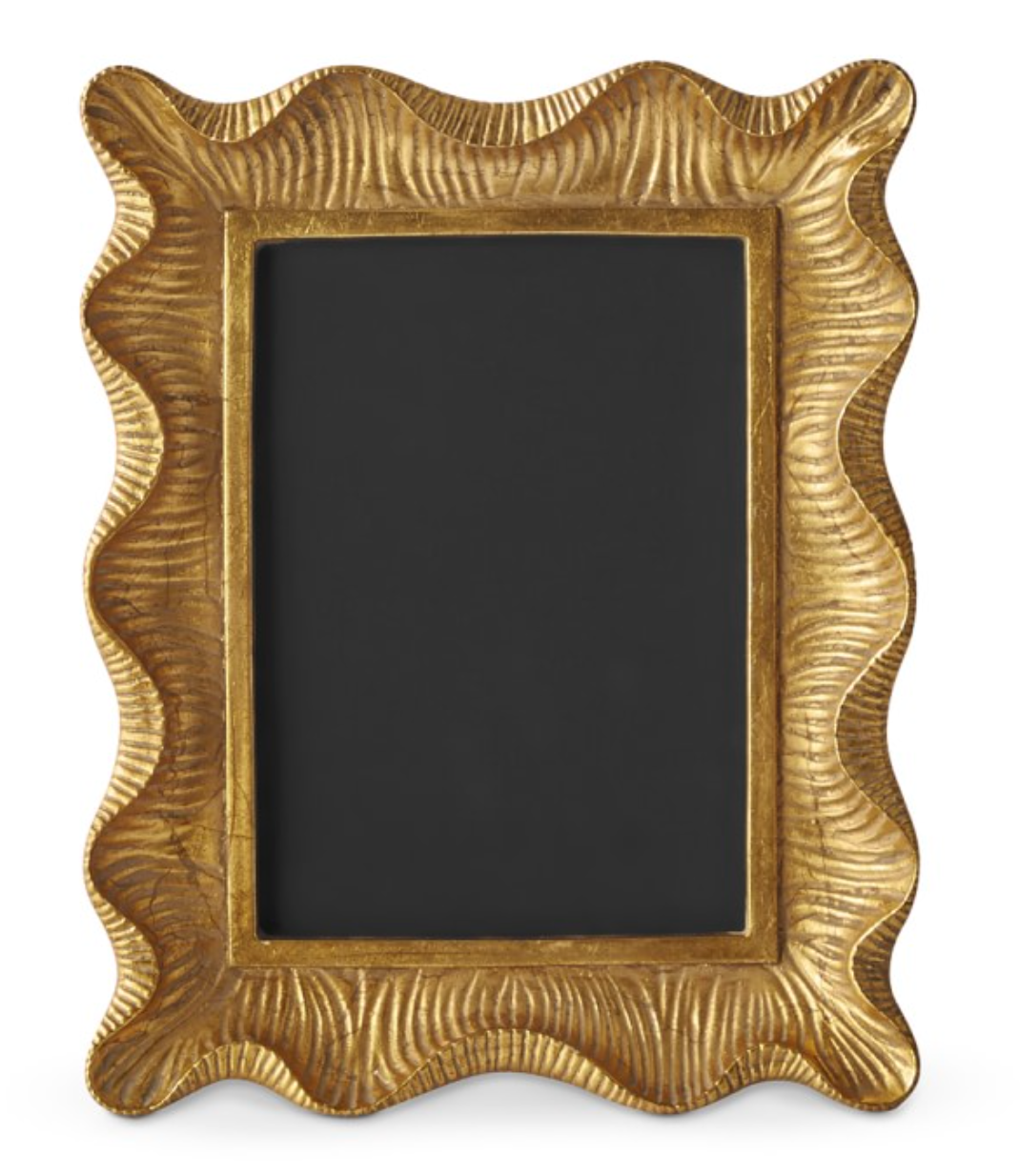 AERIN 5x7 Gold Scalloped Gallery Frame