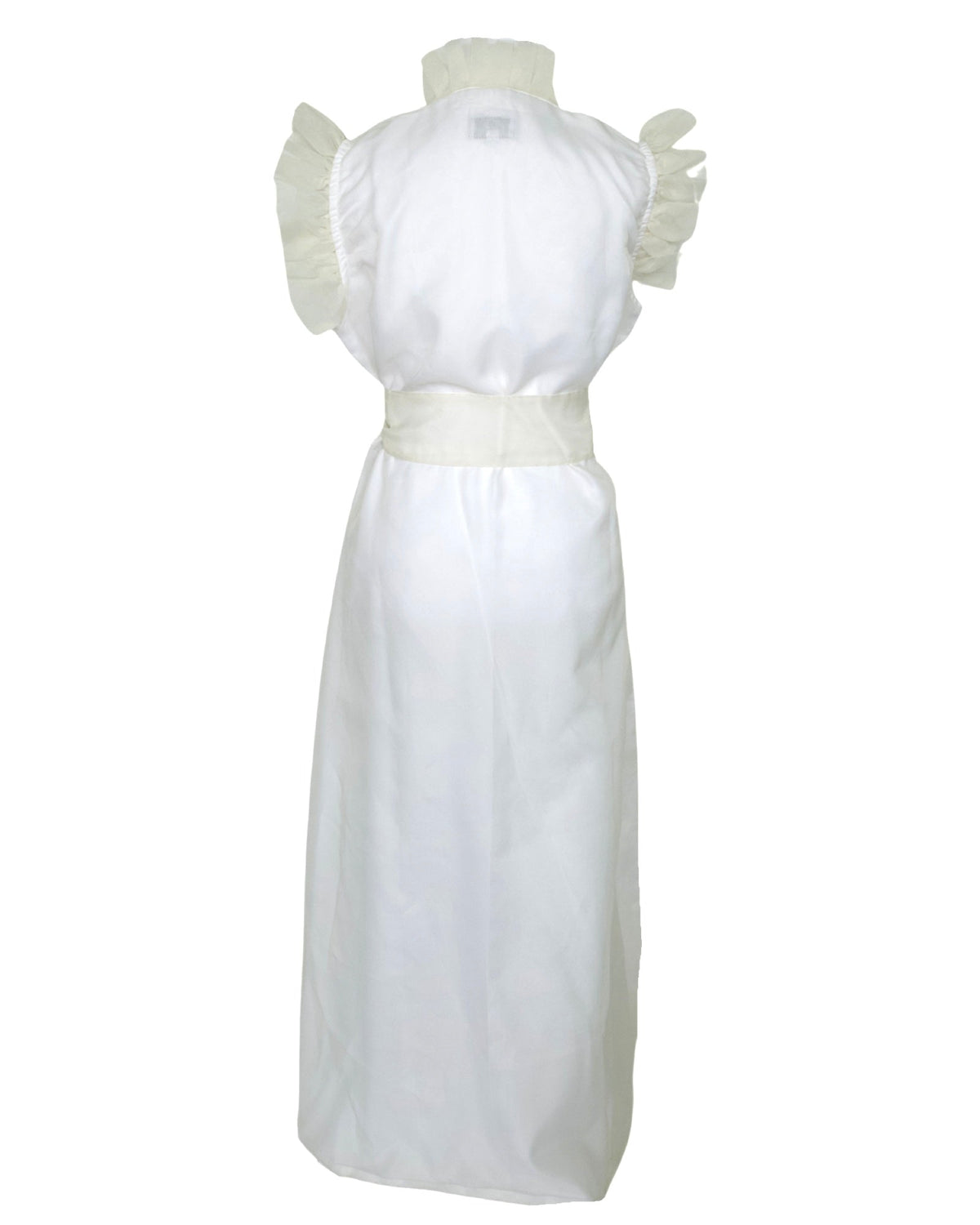 Firenze Dress in Light Ivory Silk Organza