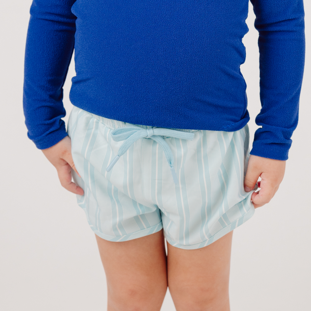 Boy Pacific Blue Stripe Boardie