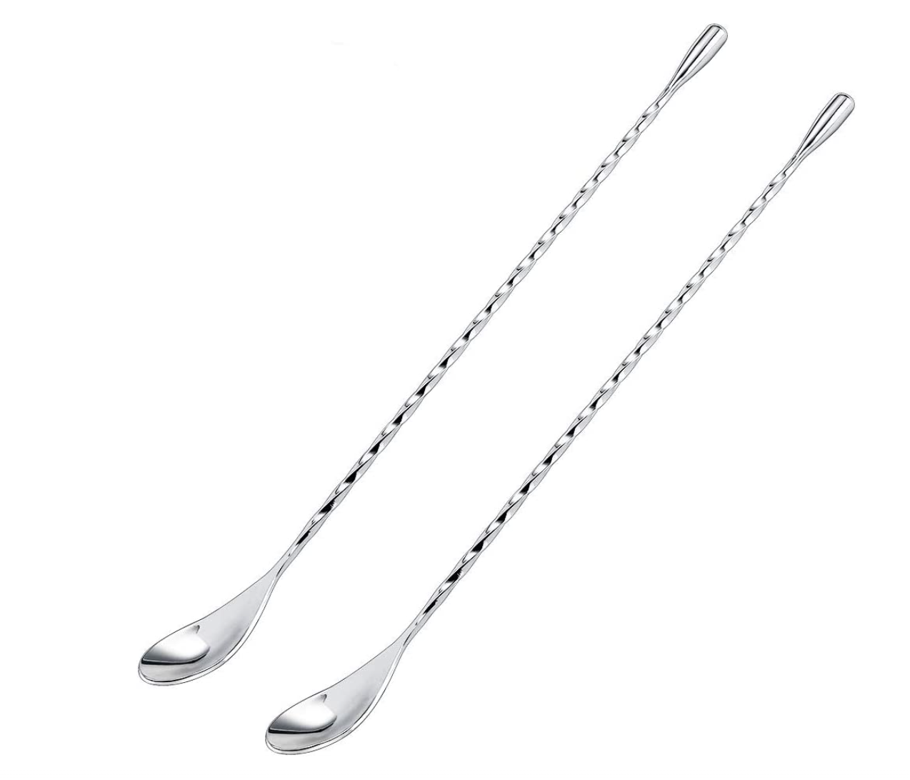 12 Inches Mixing Spoon Stainless Steel, 2 Pack