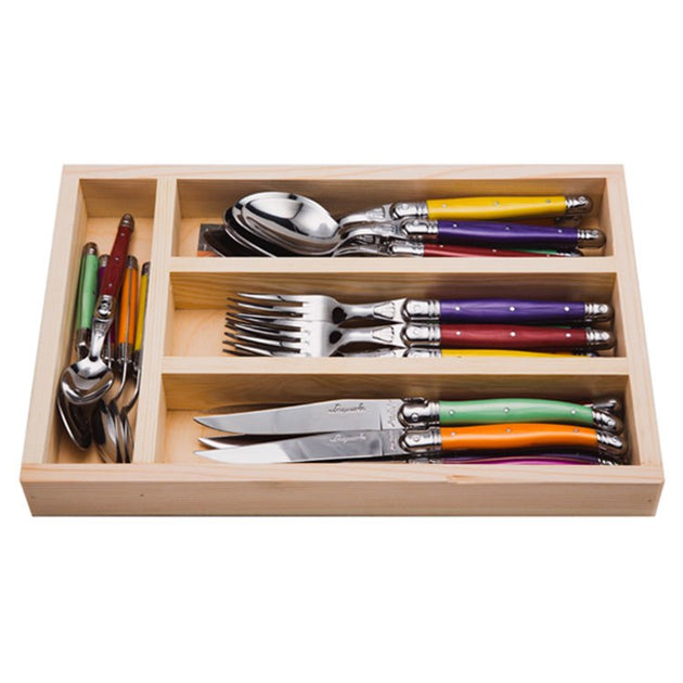 24-Piece Everyday Flatware Set with Fruity Handles