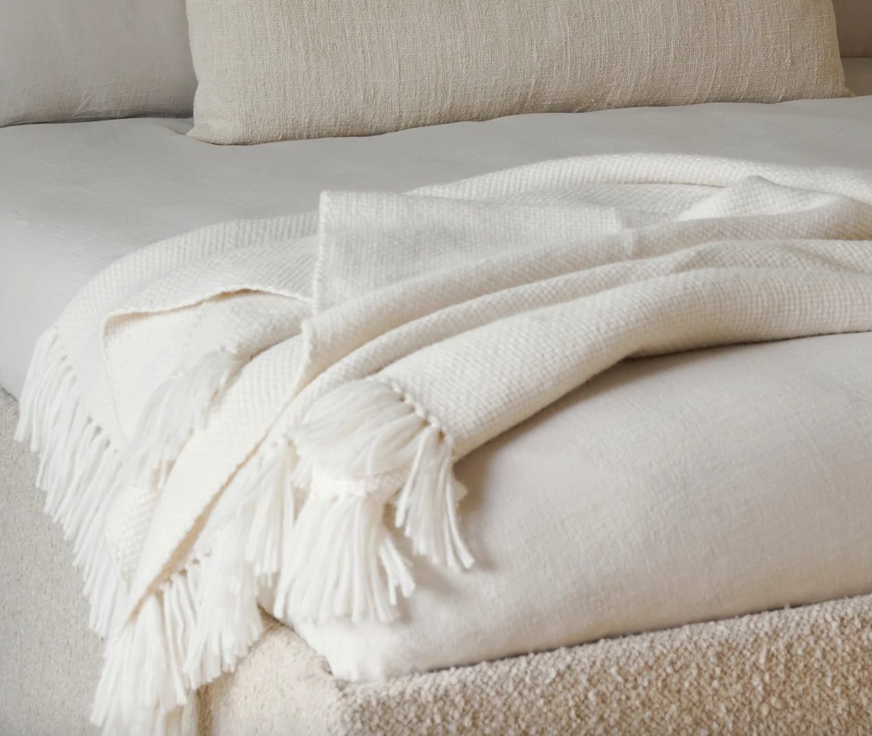 Alpaca Basketweave Throw