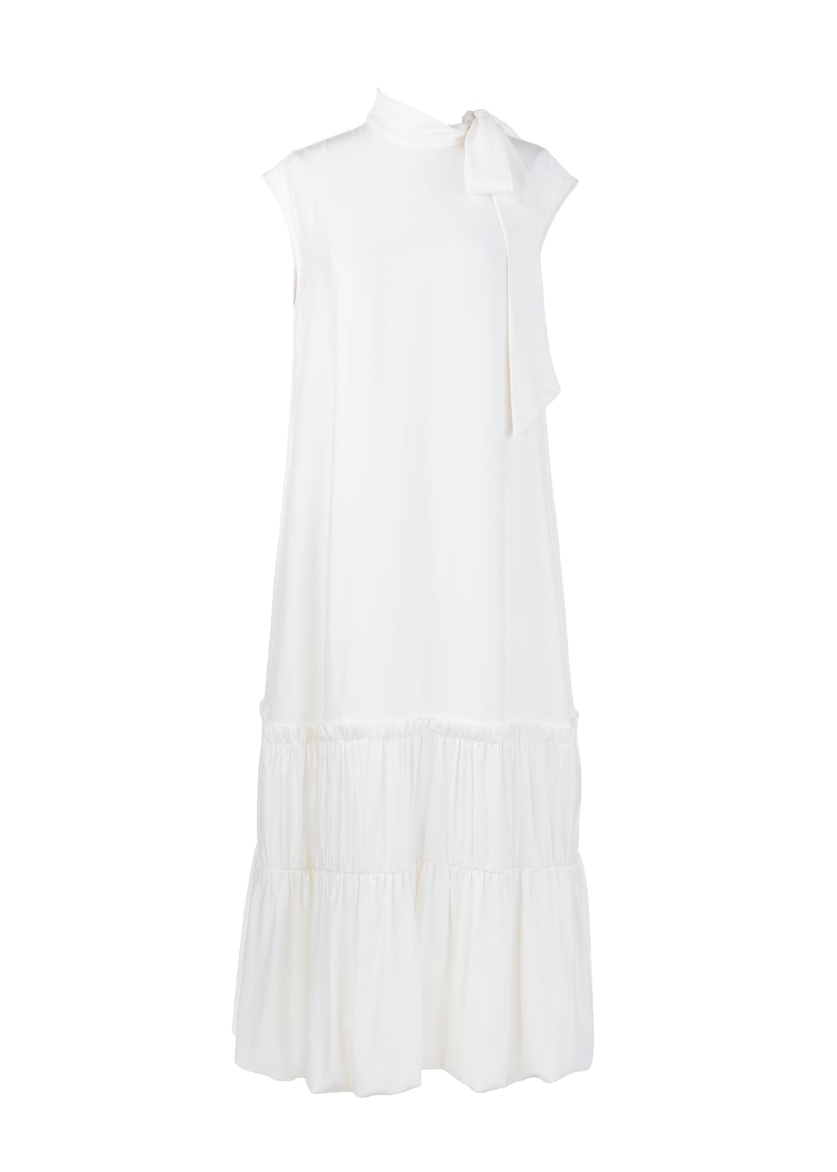 Bettina Dress in Buttermilk White