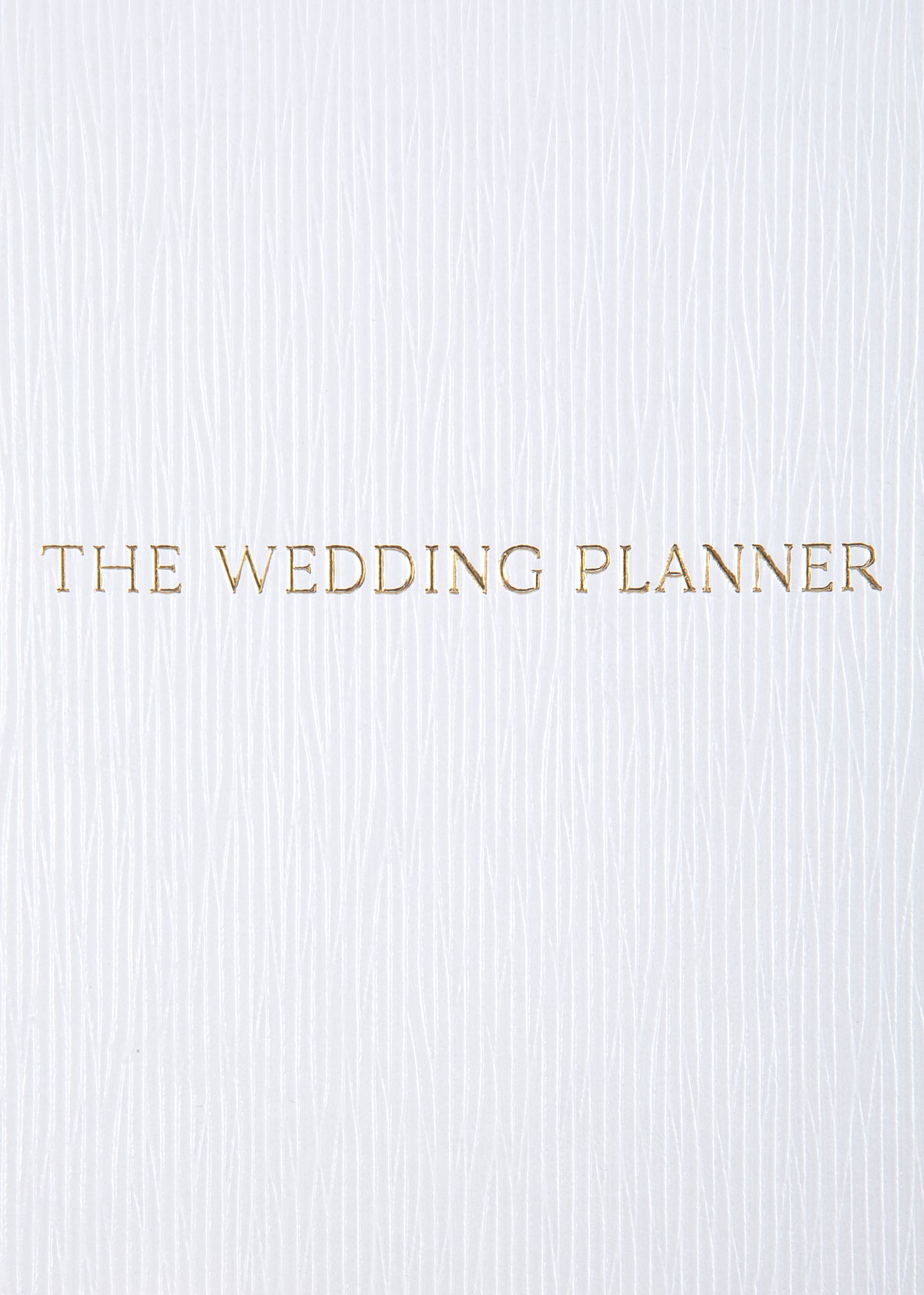 The Wedding Planner, A5 Tabbed Book