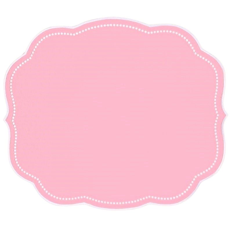 Charlotte Placemat in Pink, Set of 4