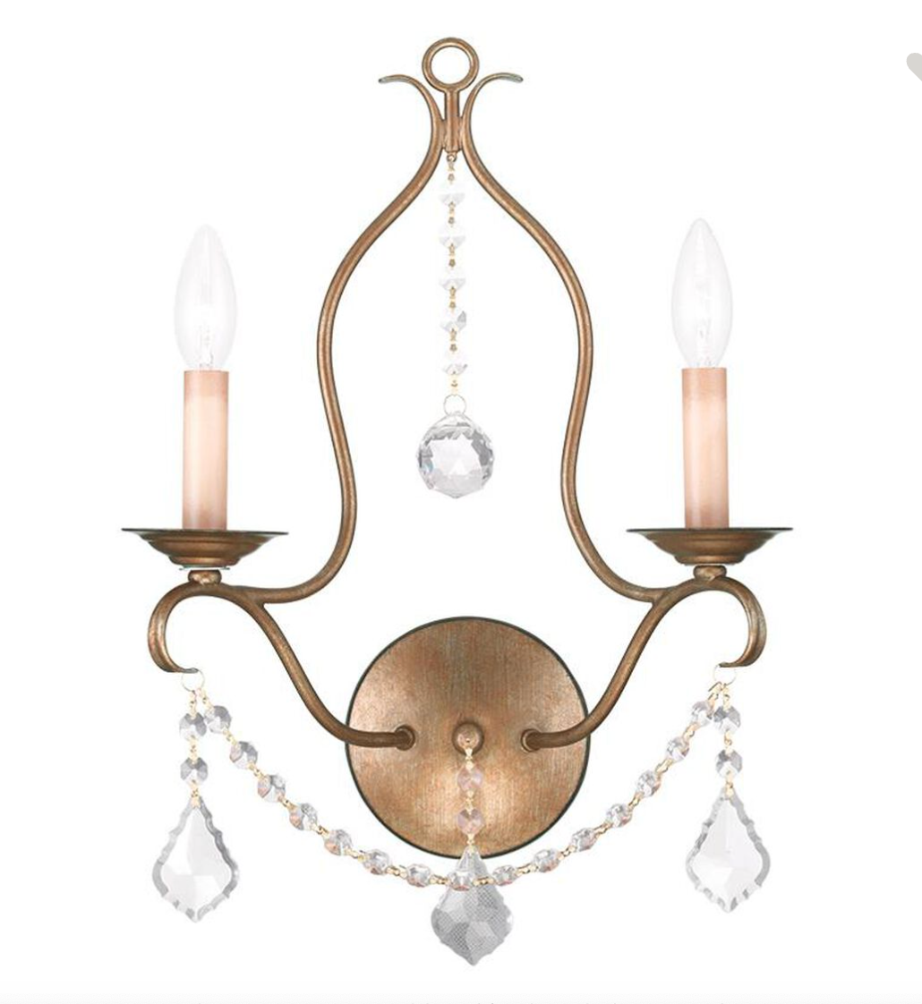 Chesterfield 19 Inch Wall Sconce by Livex Lighting
