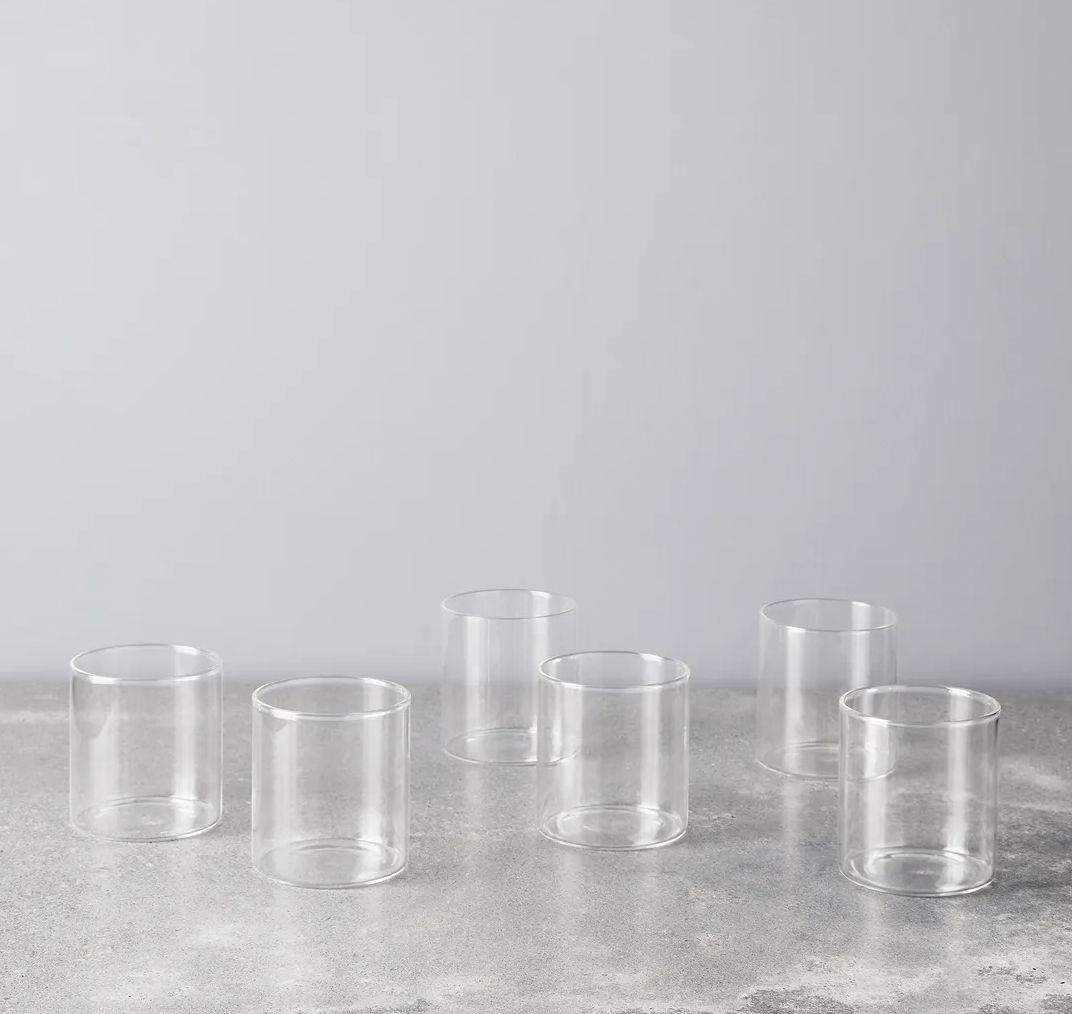 10-oz Simple Glass Tumblers (Set of 12)
