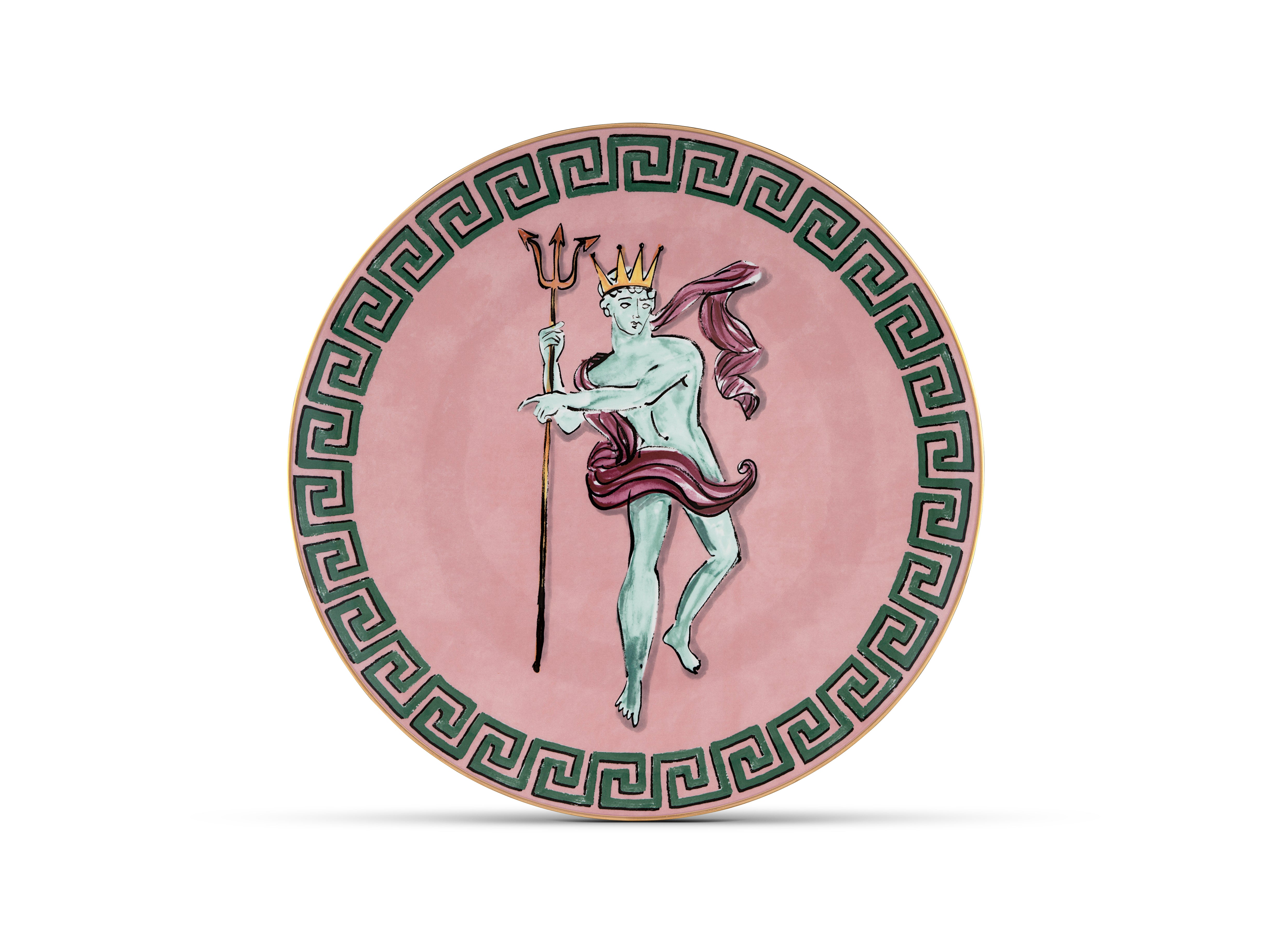 CENTERPIECE AND CHARGER PLATEPINKIl viaggio di Nettuno