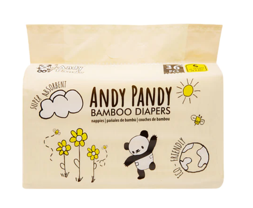 132 Pack Premium Bamboo Disposable Diapers