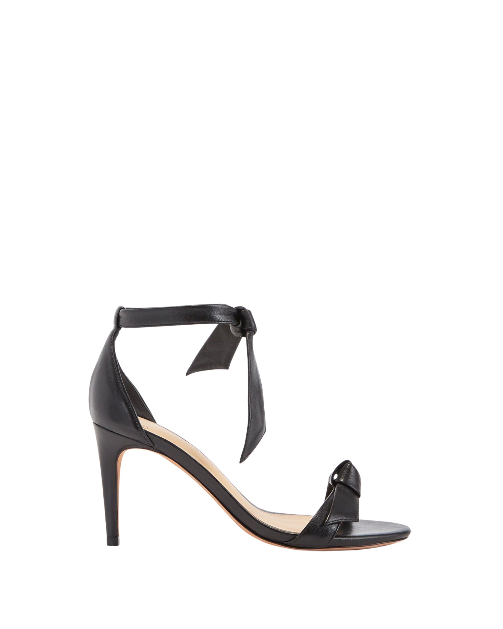 Clarita 75 in Black Leather