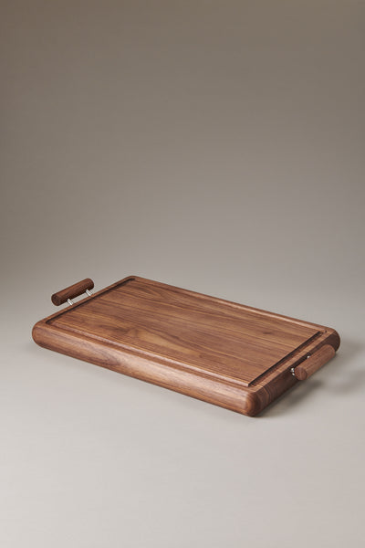 Cutting board with handles