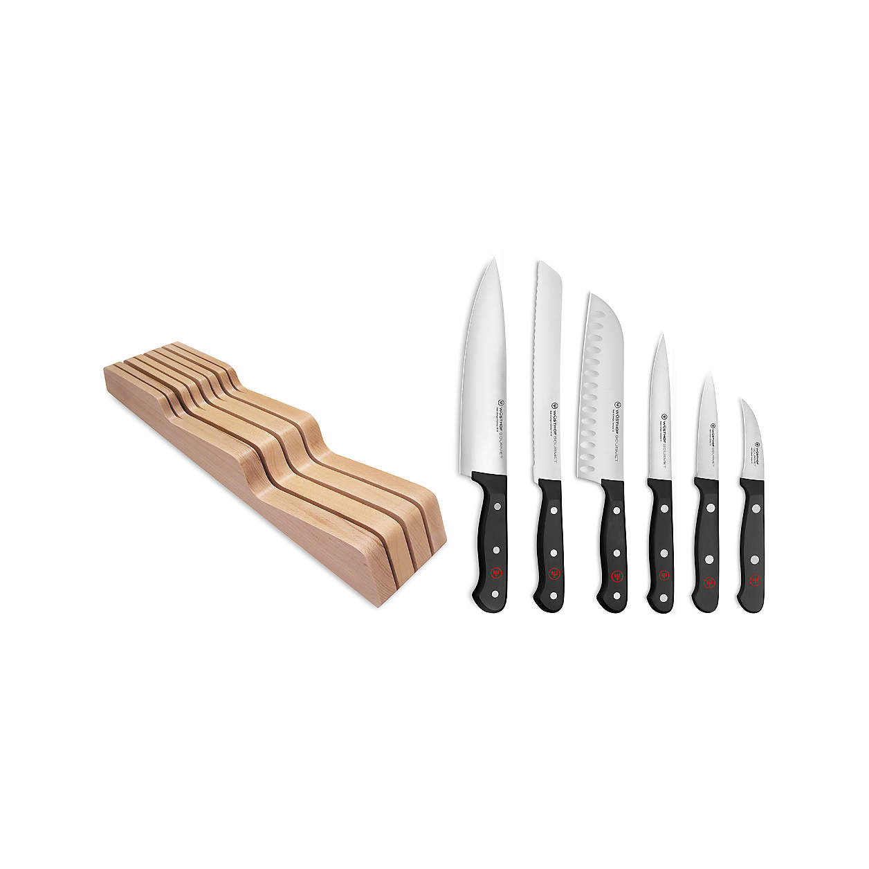 Wüsthof ® Gourmet 7-Piece In-Drawer Knife Set