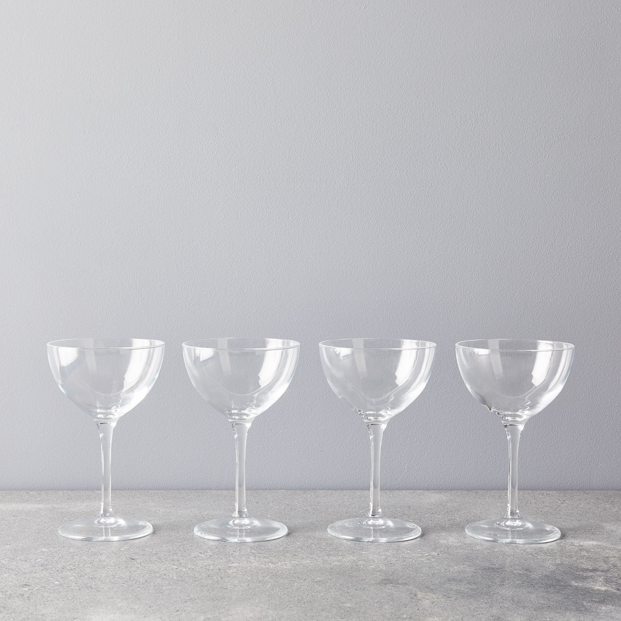 Classic Italian Martini Glasses - Set of 4