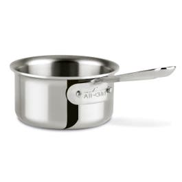 D3 Stainless 3-ply Bonded Cookware, Butter Warmer with pour lip, 0.5 quart
