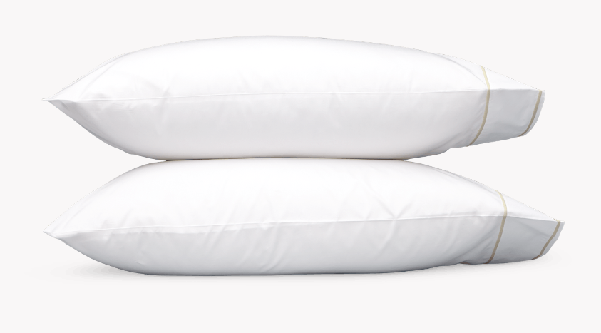 Ansonia Pillowcase - Pair - King - Almond