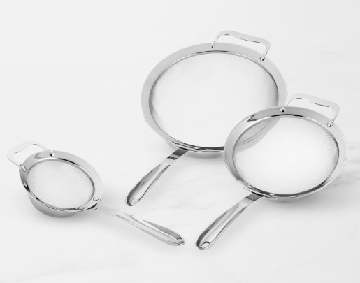 All-Clad 3-Piece Stainless-Steel Strainer Set