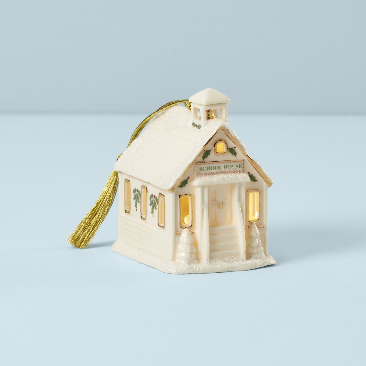Christmas Village™ Schoolhouse Lighted Ornament