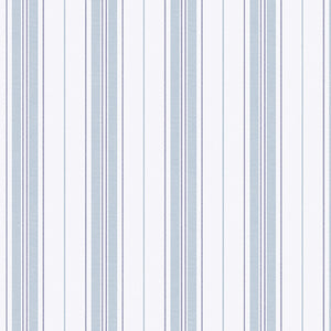 Boråstapeter Hamnskär Stripe Wallpaper in Blue