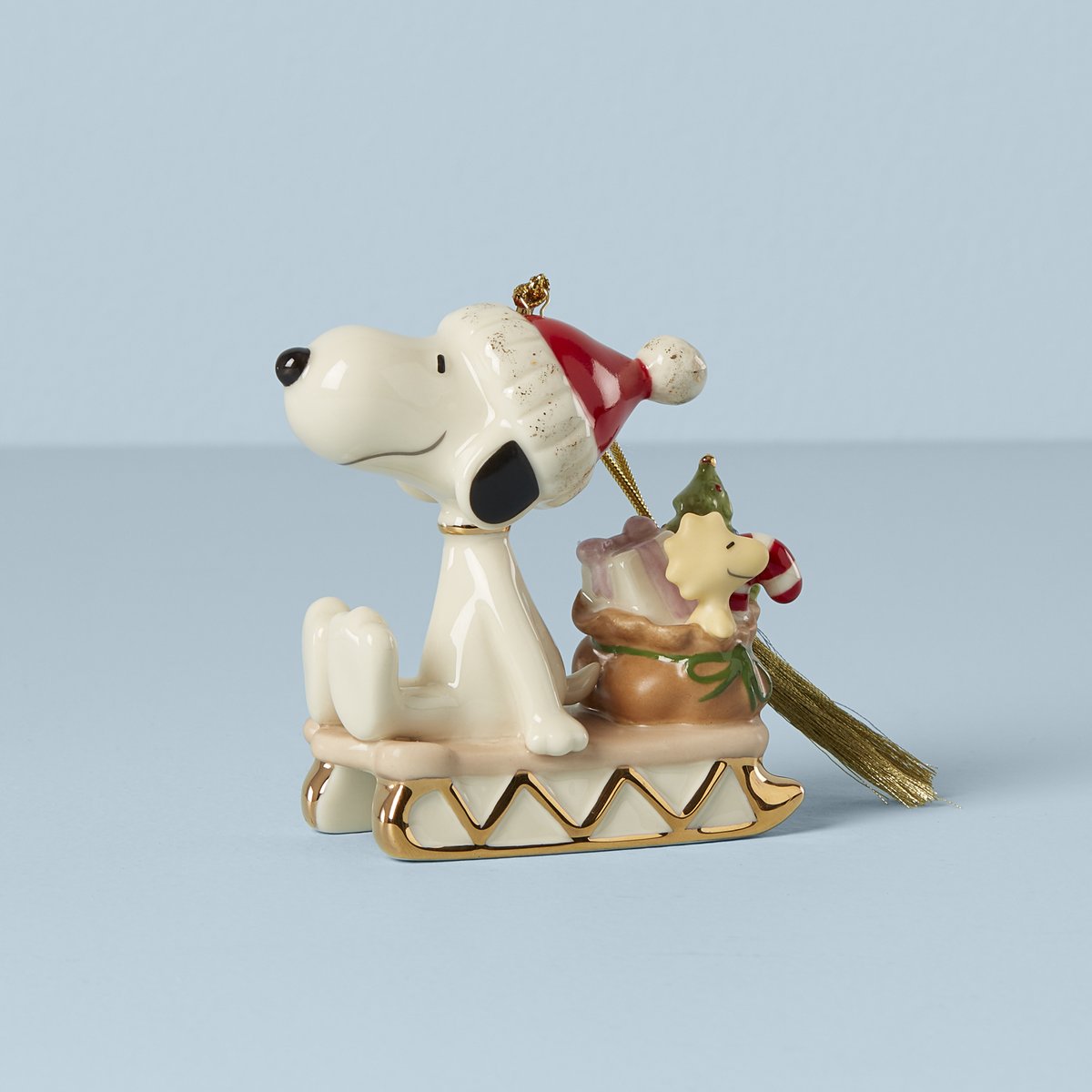 2021 Snoopy Sledding Into The Holidays Ornament