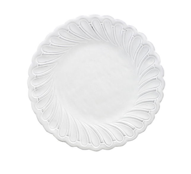 Bella Bianca Pique Salad/Dessert Plate