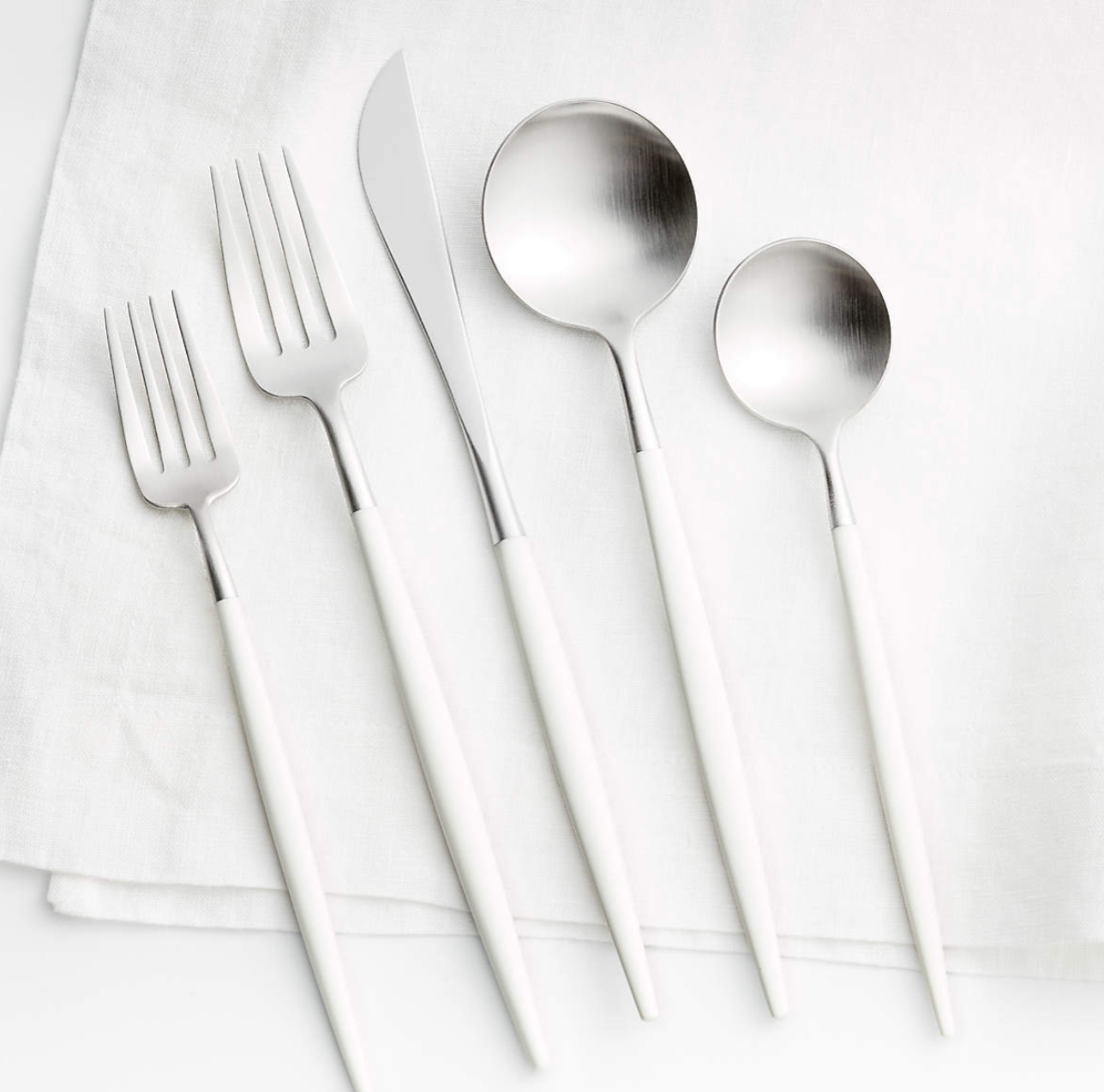Aero White 20-Piece Flatware Set