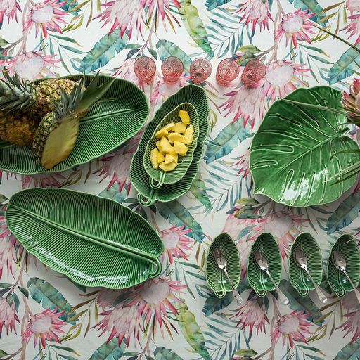 Leaves Bowl Banana 21" Leaf in Green