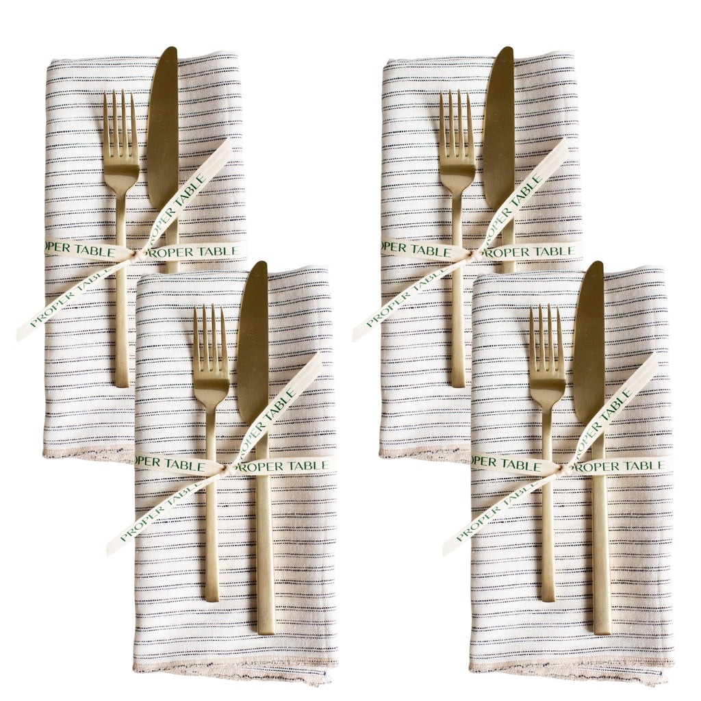 Eliot Classic Ticking Napkin Set