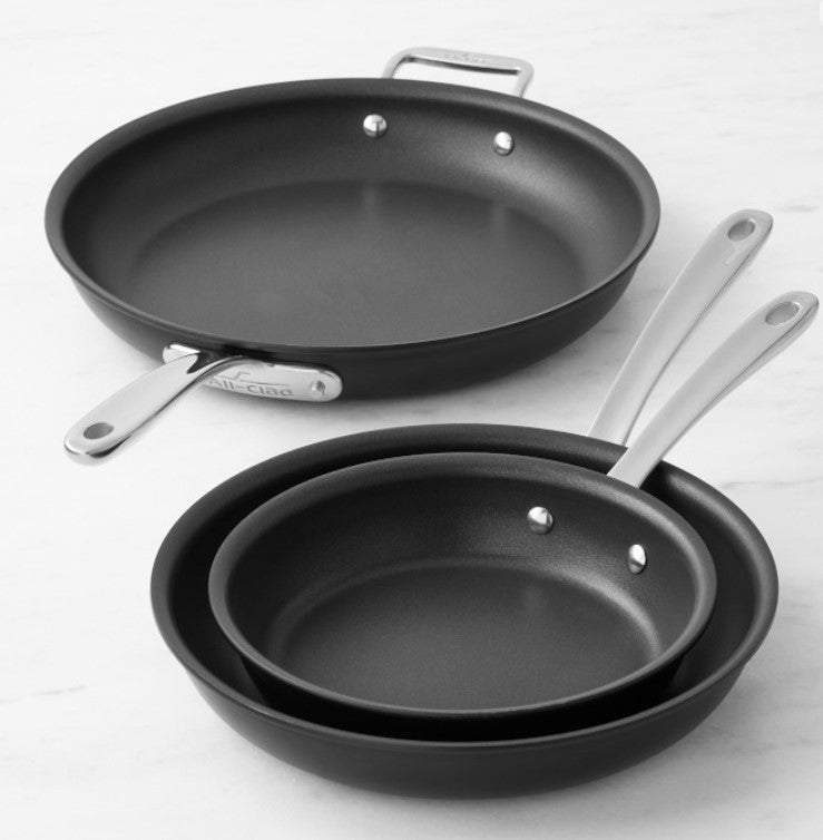 All-Clad NS Pro™ Nonstick 3-Piece Fry Pan Set