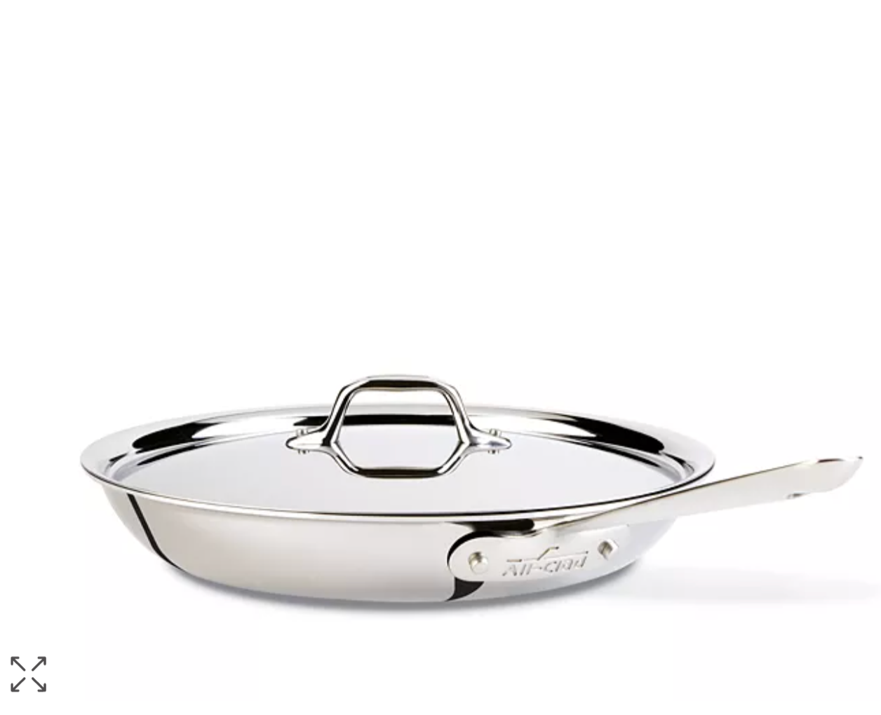 All-Clad Stainless Steel 12" Fry Pan with Lid