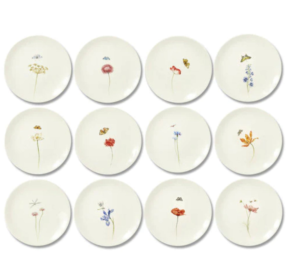 Bloom Plates, Set of 12