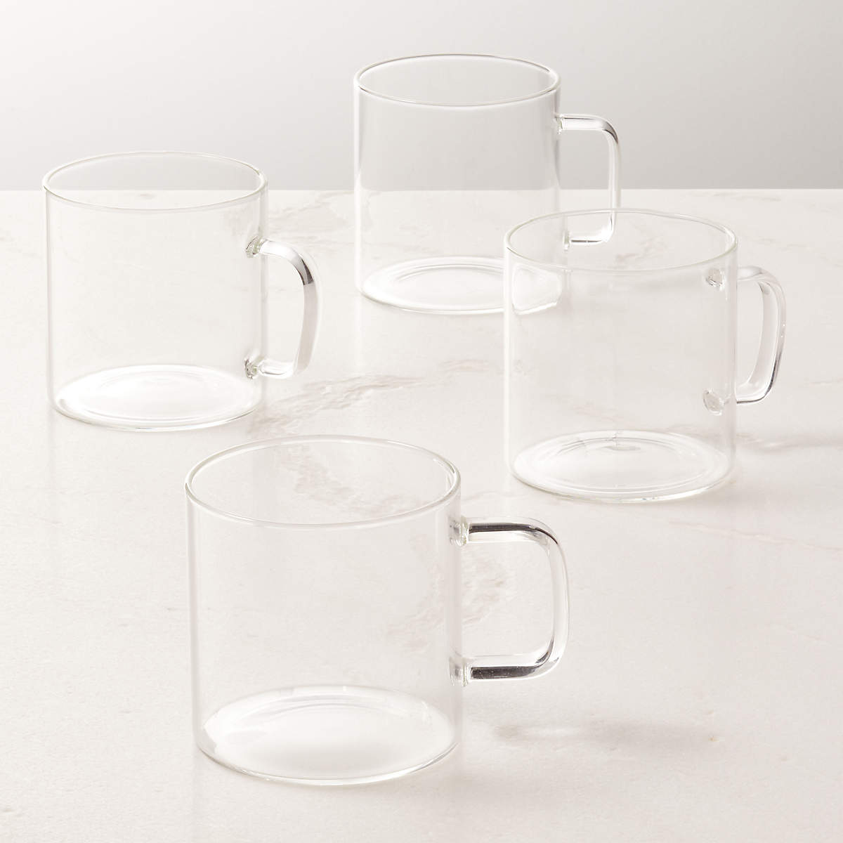Cantina Glass Coffee Mug Set of 4