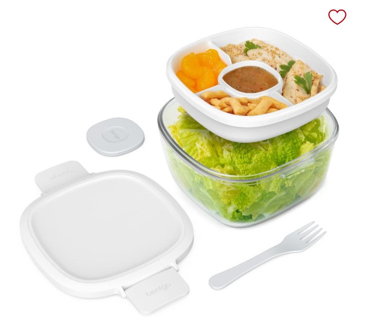 Bentgo Glass Leak-proof Salad Container