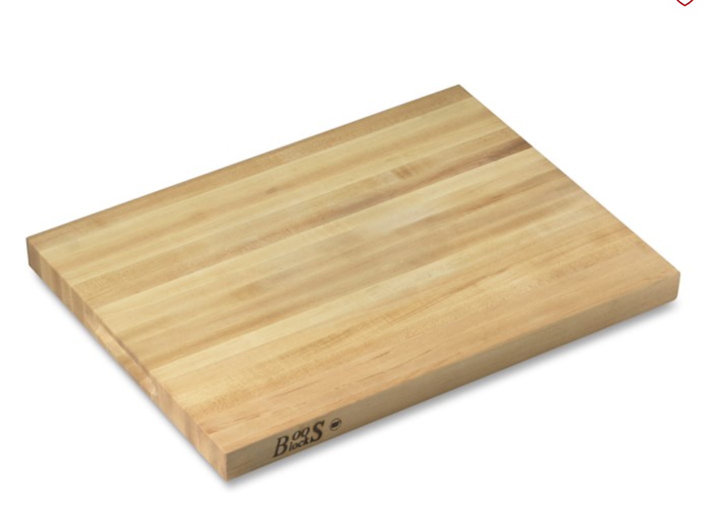 Boos Edge-Grain Rectangular Cutting Board, Maple