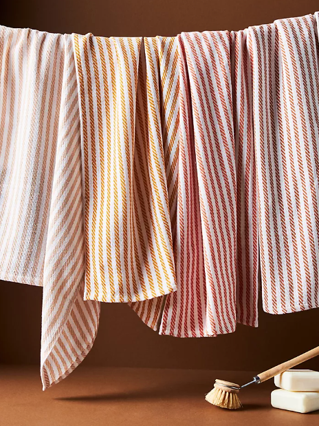 Baker Stripe Dish Towel, Set of 4