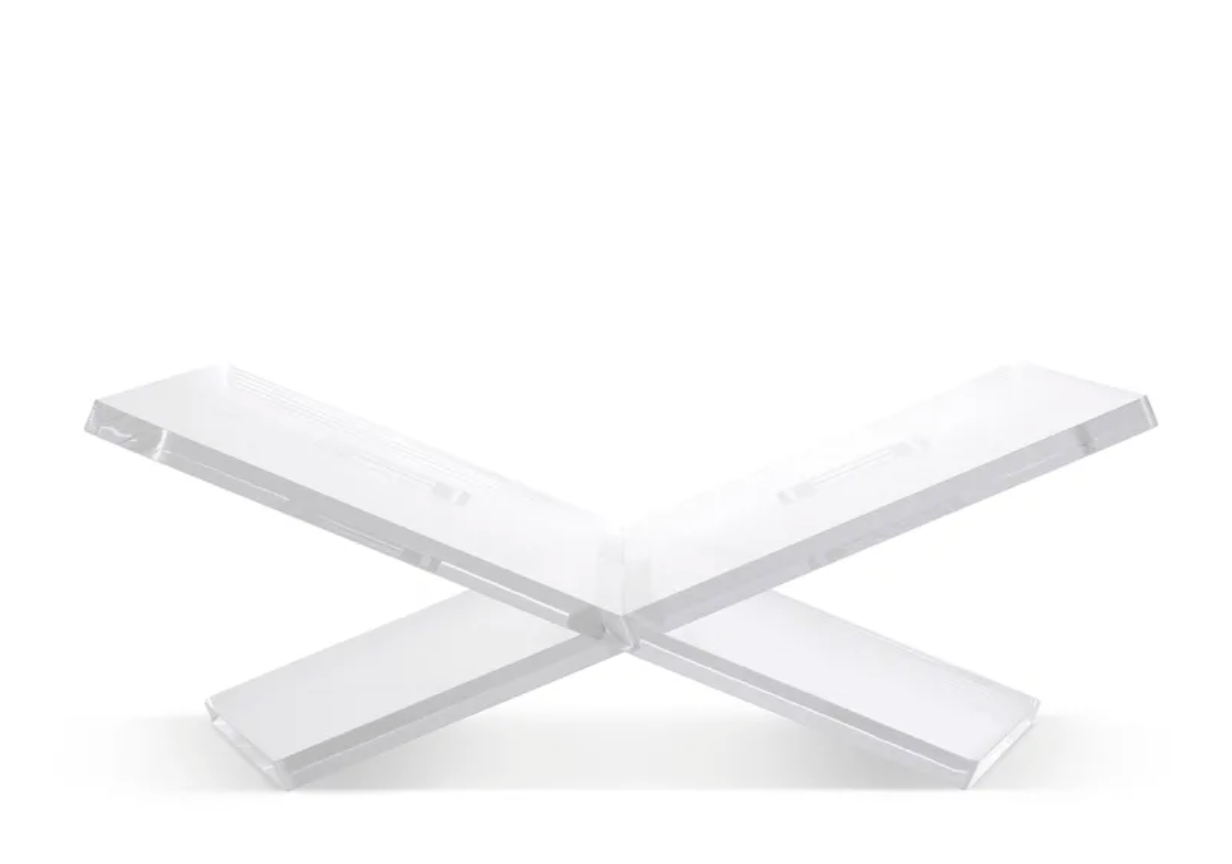 Clear Lucite Book Stand