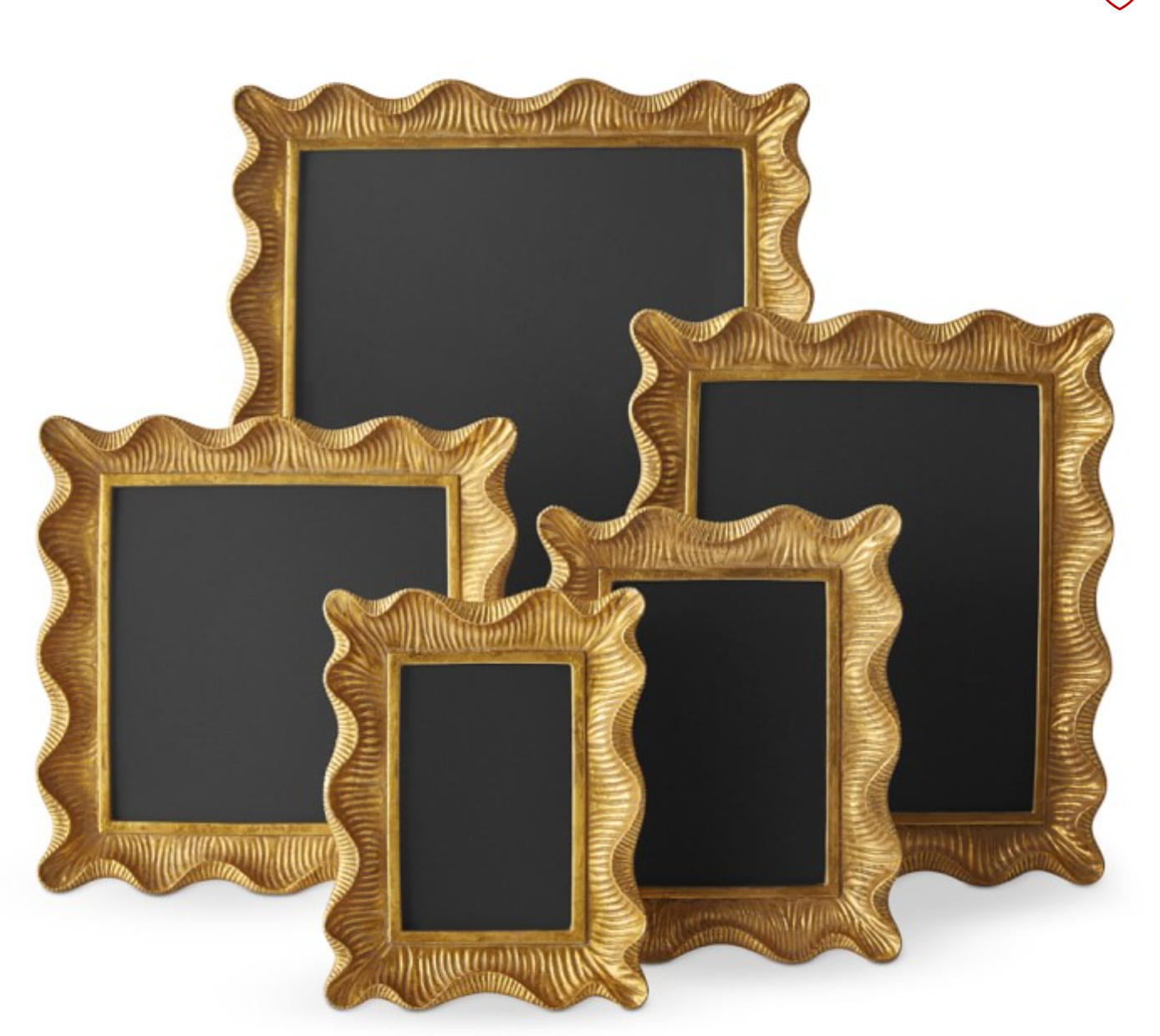 AERIN Gold Scalloped Gallery Frame 8x10