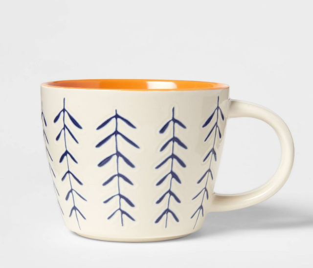 16oz Stoneware Vines Mug - Opalhouse™
