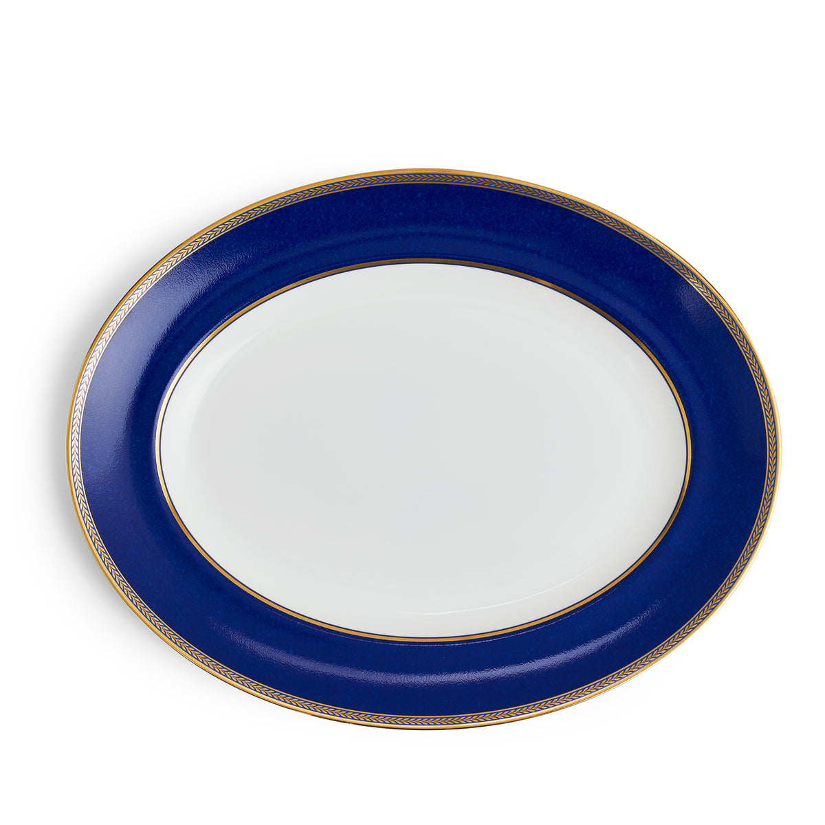 Renaissance Gold Oval Platter 13.75"