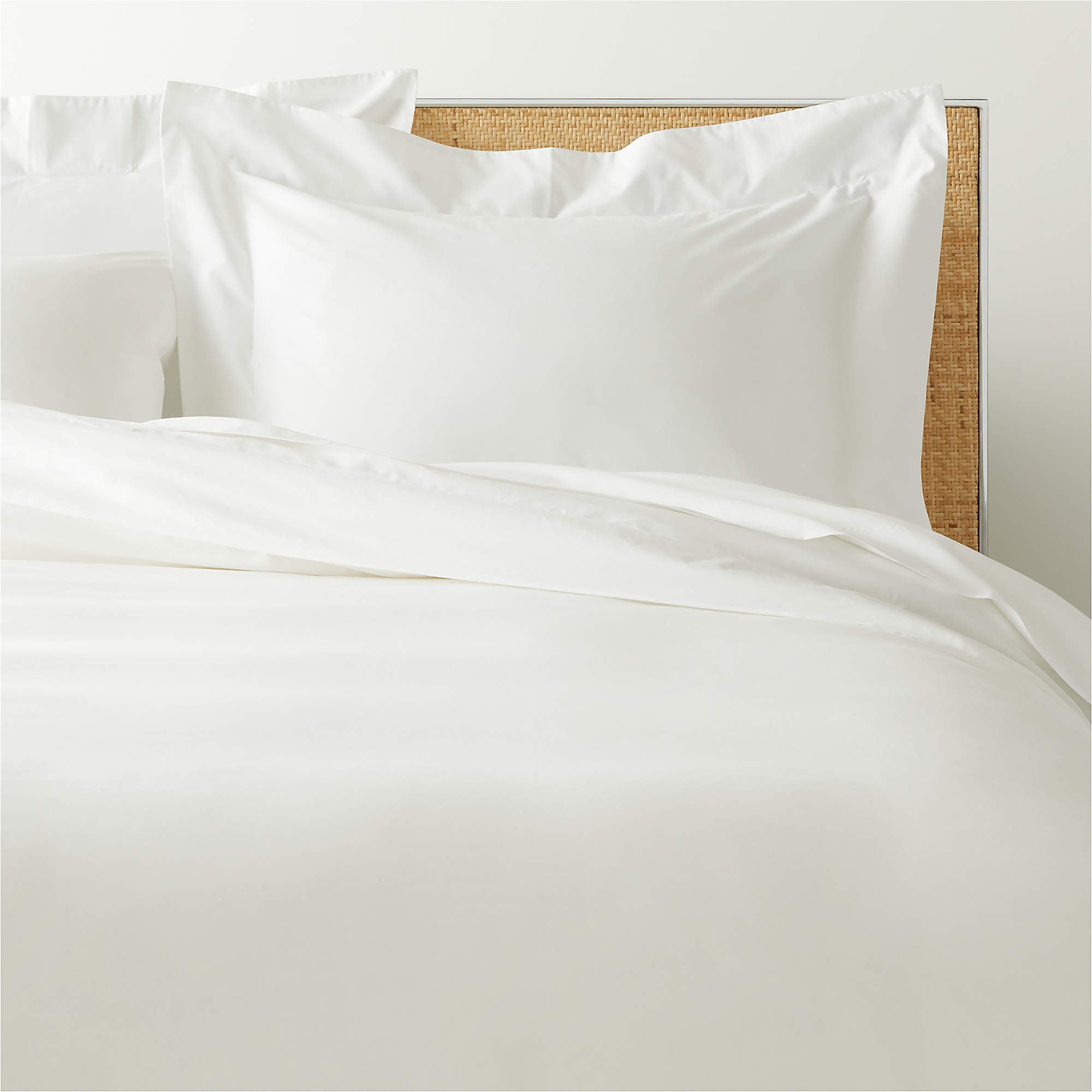 Egyptian Cotton Percale Queen Duvet Cover