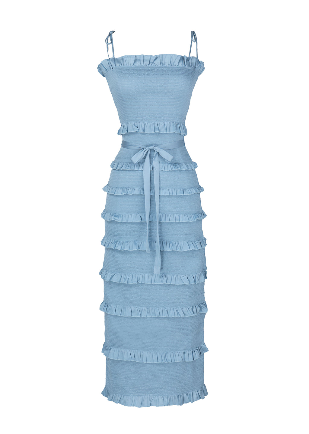 The Lily Dress in Cashmere Blue | Over The Moon