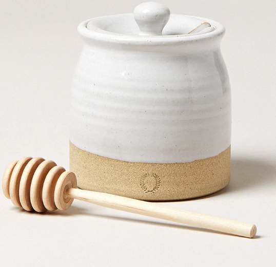 Beehive Honey Pot with Dipper