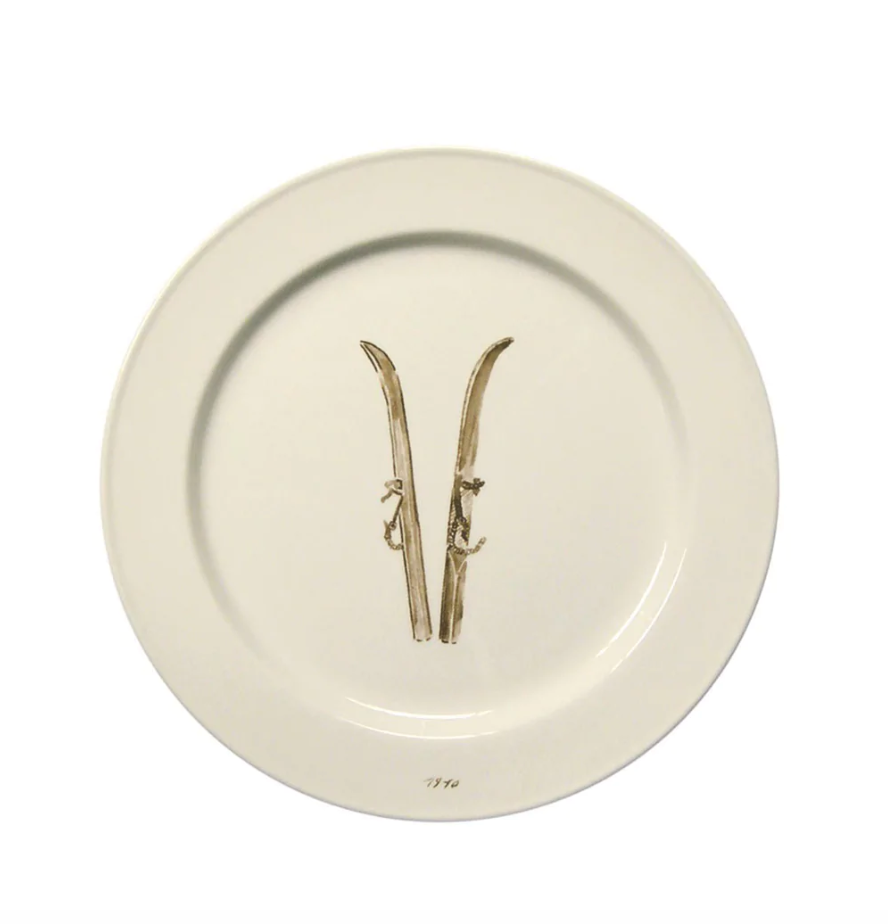 Chehoma Acentielle Ski Salad Plate