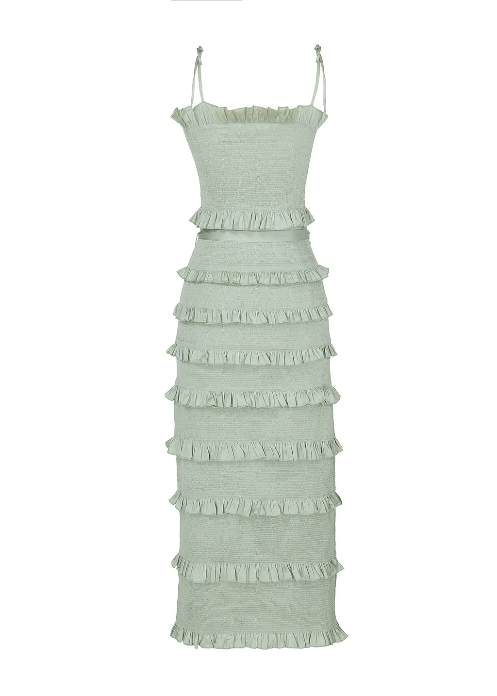The Lily Dress in Sage 10