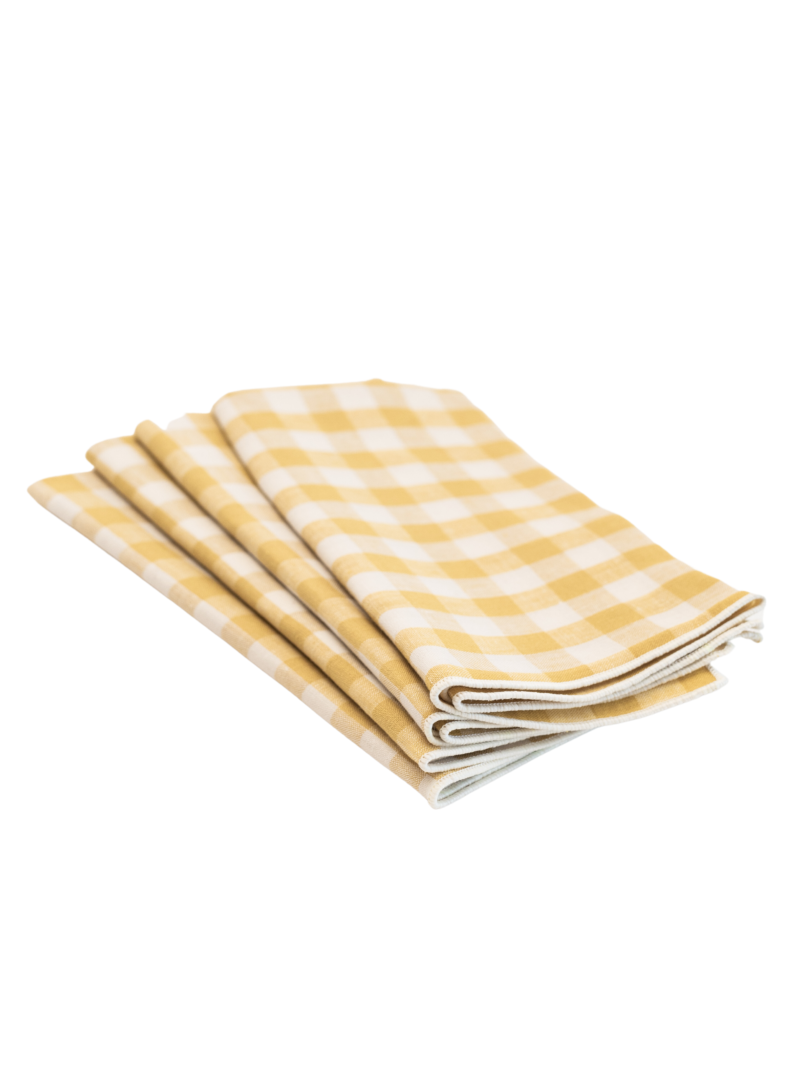 Wadsworth Goldenrod Gingham Napkin Set