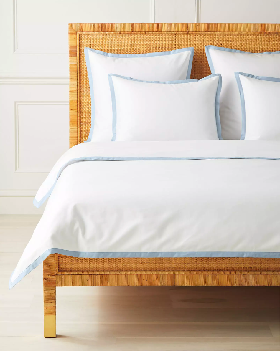 Border Frame Sateen Duvet Cover