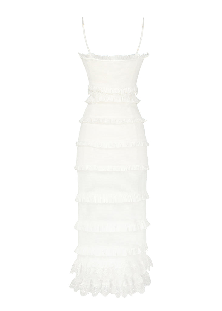 The Narcisse Dress in White