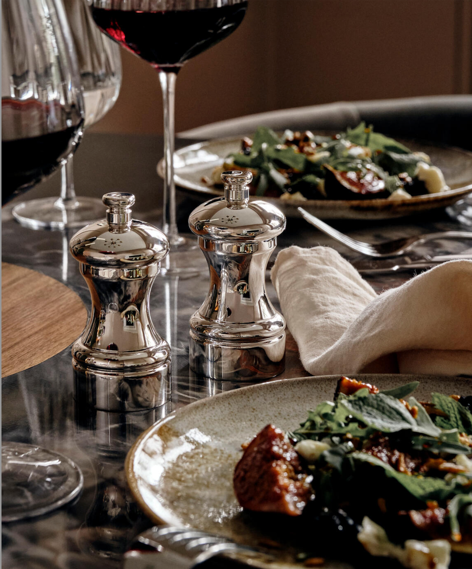 Audley Silver, Salt & Pepper Grinders